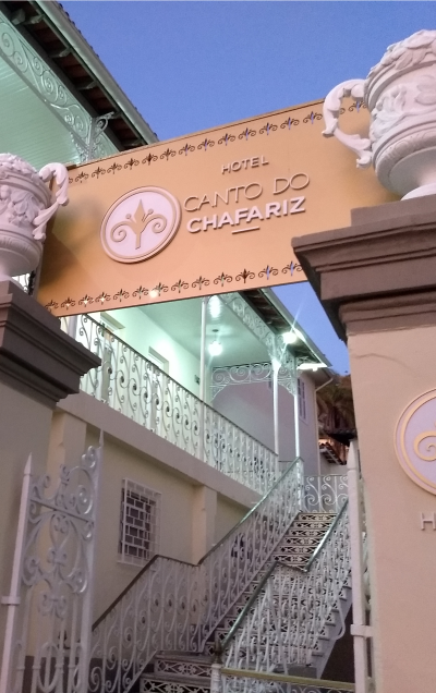 placa do hotel